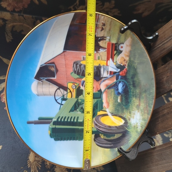 Clean And Shiny By Donald Zolan Limited Edition Collectors Plate Little Farmhand - Picture 3 of 5